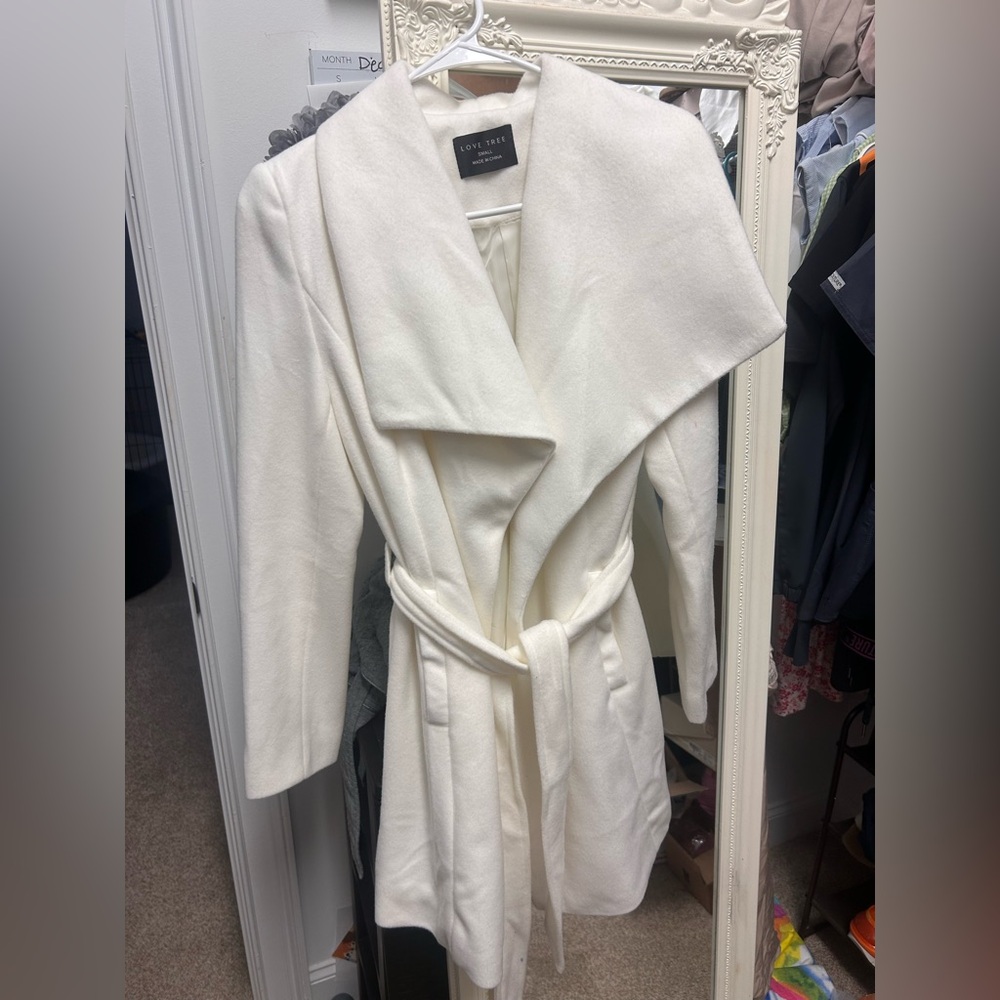 Red Dress Boutique Off White Peacoat
